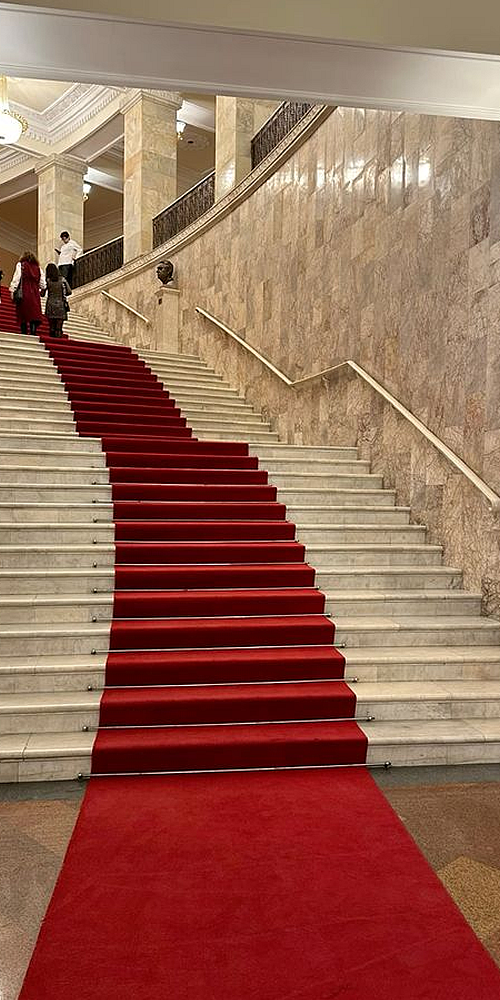 alfombra escaleras